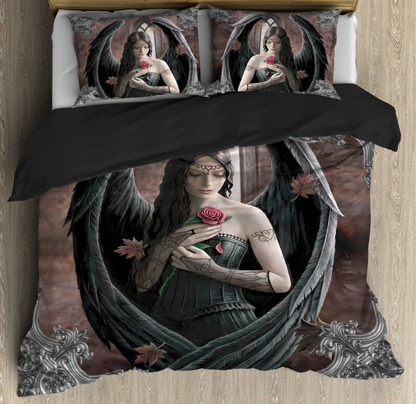 Tattoo Girl Cotton Bed Sheets Spread Comforter Duvet Cover Bedding Sets