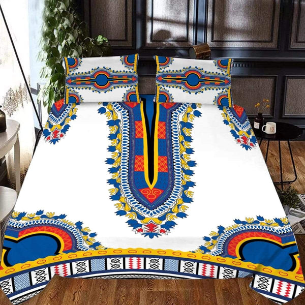 Dashiki Cotton Bed Sheets Spread Comforter Duvet Cover Bedding Sets