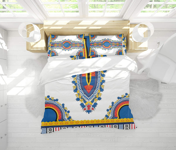 Dashiki Cotton Bed Sheets Spread Comforter Duvet Cover Bedding Sets