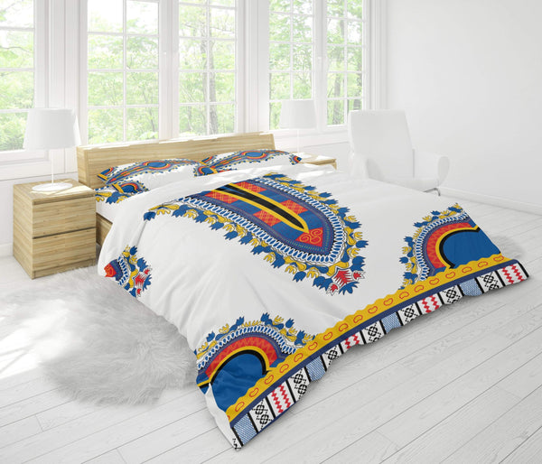 Dashiki Cotton Bed Sheets Spread Comforter Duvet Cover Bedding Sets