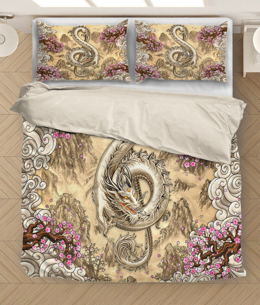 Dragon Music Cotton Bed Sheets Spread Comforter Duvet Cover Bedding Sets