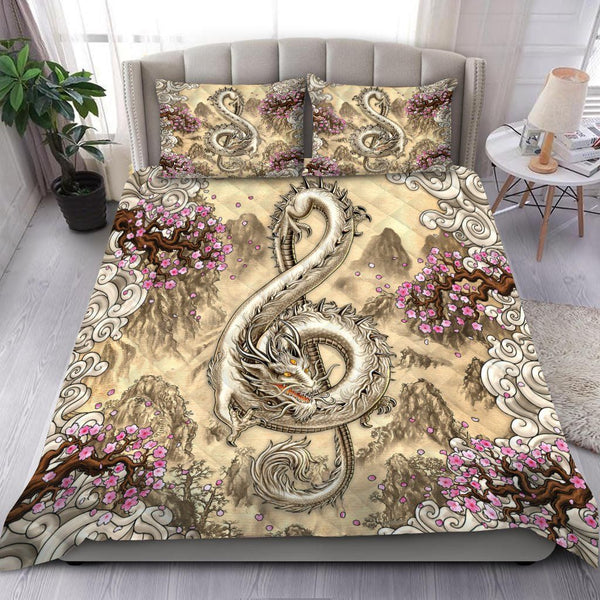 Dragon Music Cotton Bed Sheets Spread Comforter Duvet Cover Bedding Sets