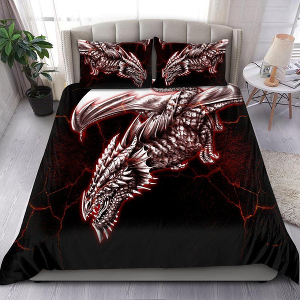 Dragon Cotton Bed Sheets Spread Comforter Duvet Cover Bedding Sets