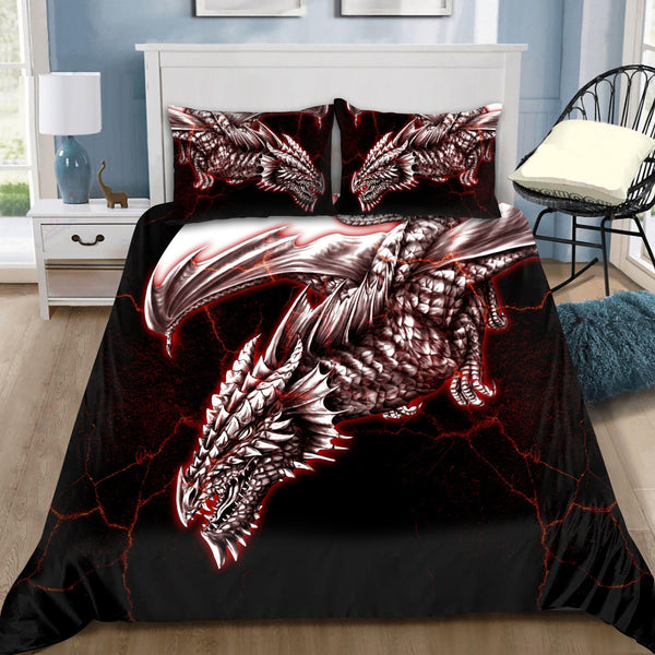 Dragon Cotton Bed Sheets Spread Comforter Duvet Cover Bedding Sets