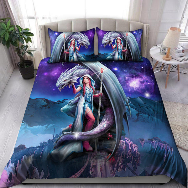 Dragon Cotton Bed Sheets Spread Comforter Duvet Cover Bedding Sets #84053
