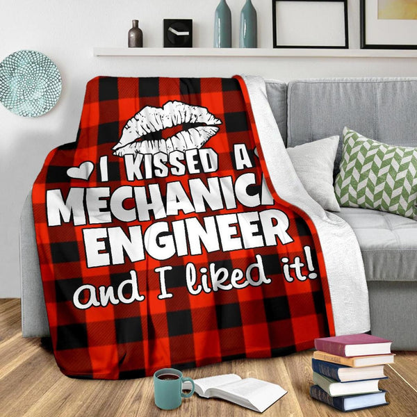 Mechanical Engineer Fleece Blanket Great Customized Gifts For Birthday Christmas Thanksgiving